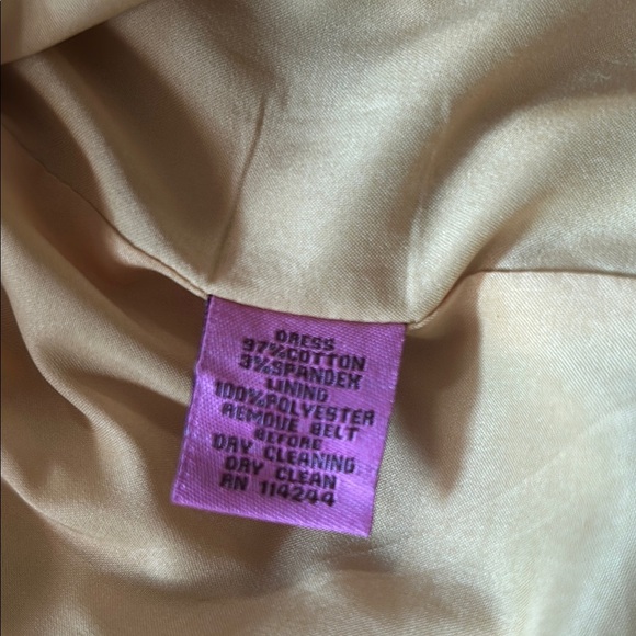 Eliza J Yellow and Brown Midi Dress - Picture 5 of 6